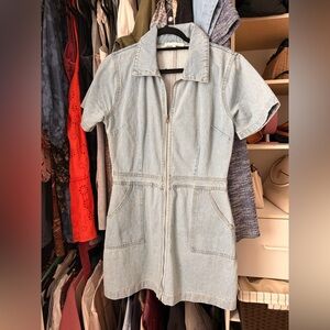 Light Blue Denim Dress